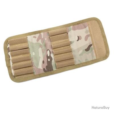 Alomejor Poche de 12 Balles Porte Cartouches de Carabine Etui de Munitions en Nylon Sac de
