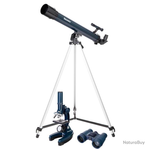 DISCOVERY - SCOPE SET 3 - Pack T�lescope Microscope et Jumelle 3 en 1