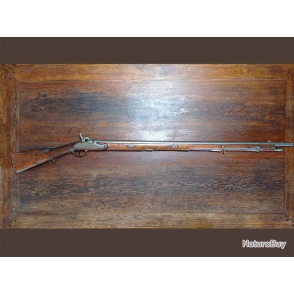 Rare fusil su�dois - mod�le 1807 syt�me Kyhl - conversion � percussion - cal 17,5mm - EM
