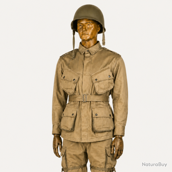 Veste de Saut Parachutiste US M42 Renforc�e - Airborne 82nd & 101st - Normandie 1944 38 (XS-S)