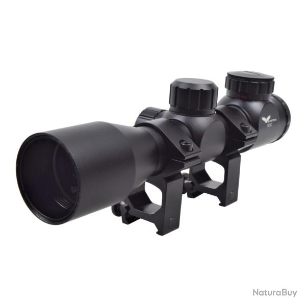 Lunette de Vise et de Tir JS-TACTICAL 4 x 32 mm avec Zoom