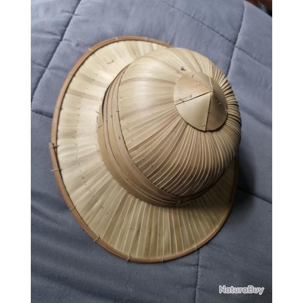 Chapeau colonial feuille de bananier