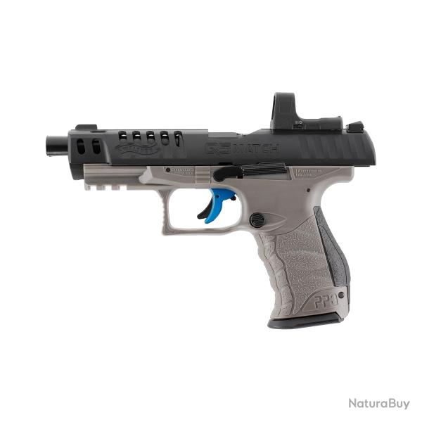 Pistolet Walther Q5 Match Combo 5" CO2 avec viseur