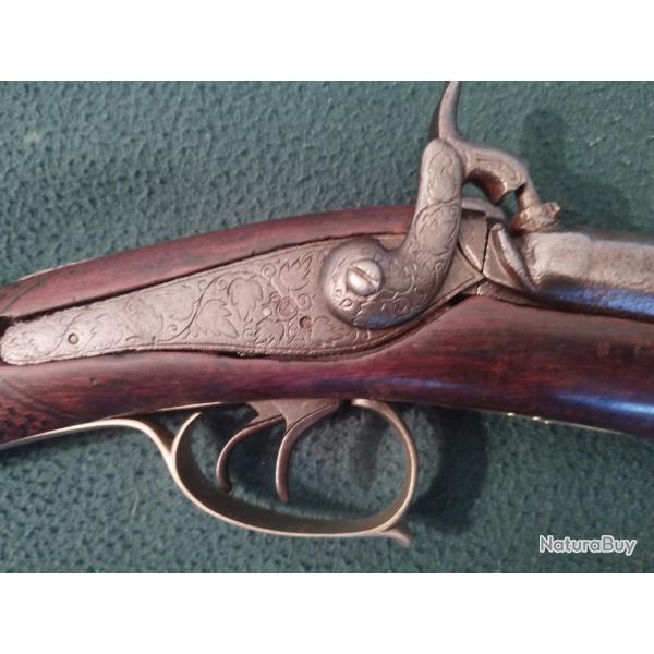 Fusil de chasse Fran�ais � Percussion  circa 1860.