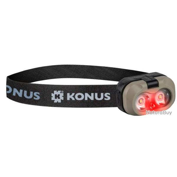LAMPE FRONTALE KONUS KONUSFLASH-8 RECHARGEABLE 450 LUMENS