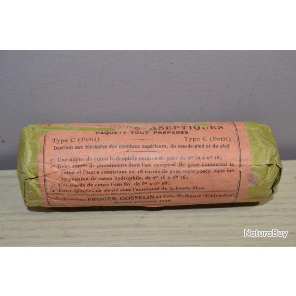 Pansement Militaire Franais Type C 1939 France quipement soldat (10)