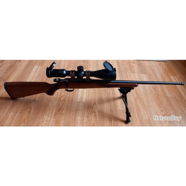 CZ455 / Cogswell & Harrison - mod�le Certus 22LR - avec lunette Veoptik et bipied Harris 1A2