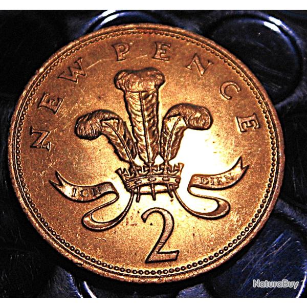 Angleterre  piece de 2 pence Elizabeth II 1976 SUPERBE