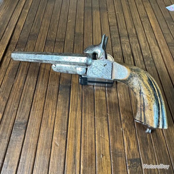 PISTOLET JUXTAPOSS 9 MM BROCHE NAPOLON lll DEFENSE CHASSE  VNERIE