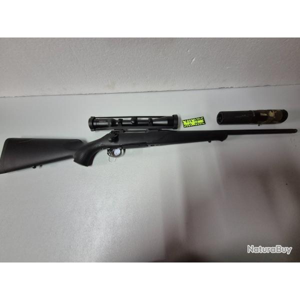 carabine Sauer 100 + lunette + silencieux