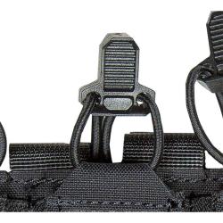 PORTE CHARGEUR FRONTAL 9MM MP5/MP7 MOLLE LASER CUT Noir