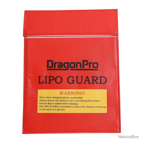 Batterie LiPo Sac Protection Anti-Feu 230mm (Dragon Pro) Rouge