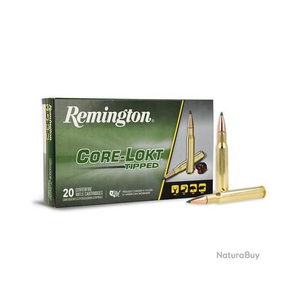 Munitions REMINGTON 30-06 Core-Lokt Tipped 165gr x20
