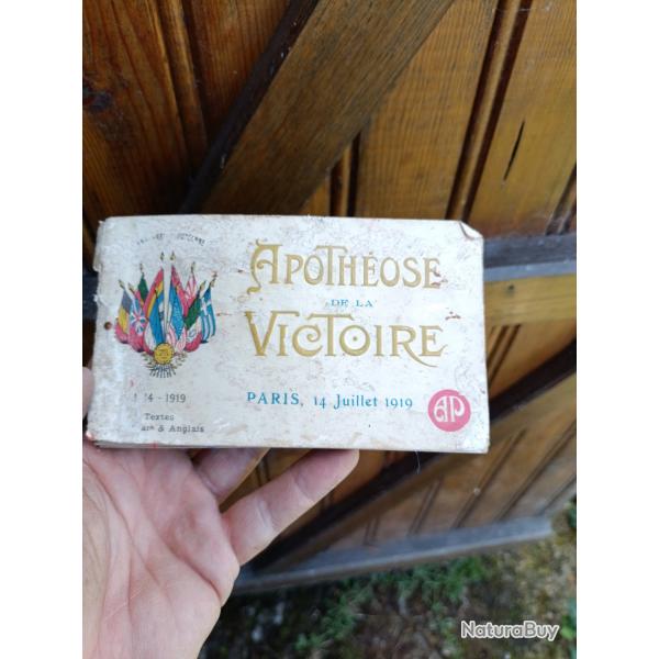 Carnet de cartes postales militaire