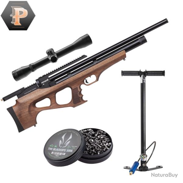 Carabine Crosman Akela PCP cal.4.5mm 19.9J + Lunette 4x32 + Pompe PCP + 500 Plombs Promo!