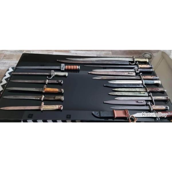 Collection de ba�onnettes