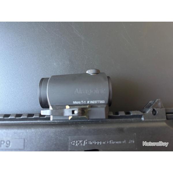 AIMPOINT micro T1 avec support QD B&T point rouge