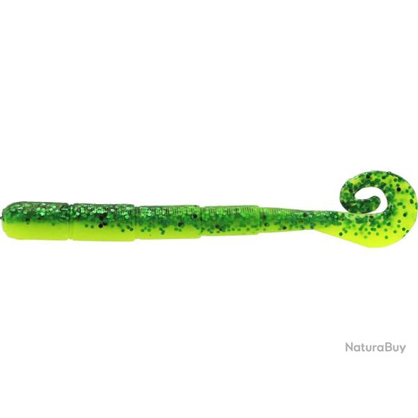 Leurre Souple Westin Ned Worm Curltail 5cm Fireflash 0,5g par 6 5cm