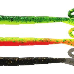Leurre Souple Westin Ned Worm Curltail 5cm Dark Water Mix 0,5g par 6 5cm