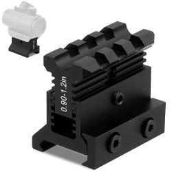 Rehausse de rail picatinny r&eacute;glable en hauteur de 2,2 &agrave; 3 cm