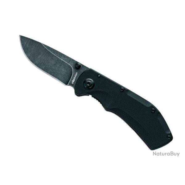 COUTEAU FOX EDGE POP SMOKE G10 NOIR BLACKWASH