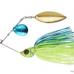 Leurre spinnerbait Illex Crusher Jr 10g blue back chartreuse