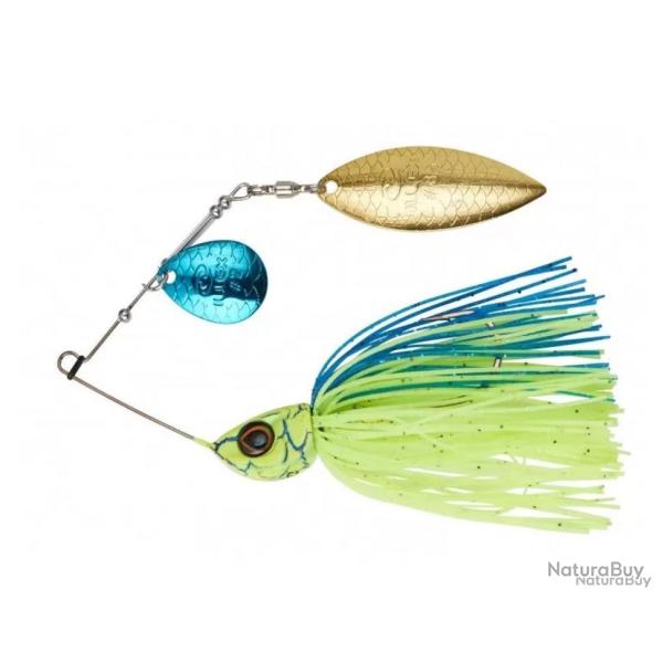 Leurre spinnerbait Illex Crusher Jr 10g blue back chartreuse