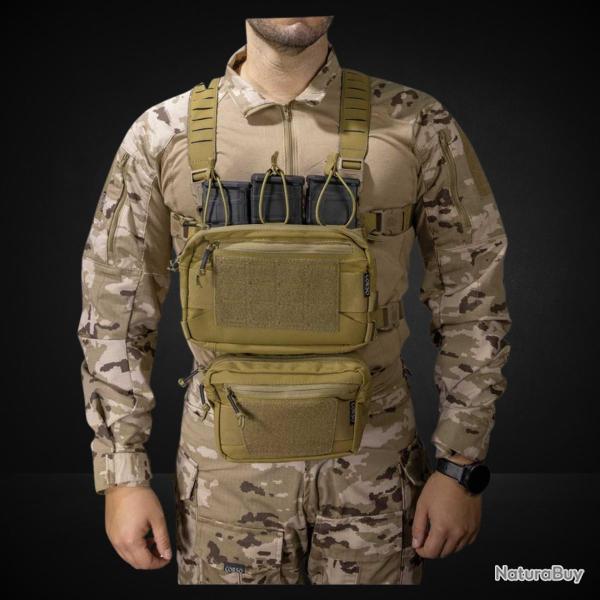 Chest Rig Flint MK1 Coyote- Corso Tactical