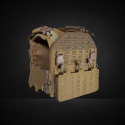 Gilet tactique porte-plaques Drake MK4 Coyote - Corso Tactical