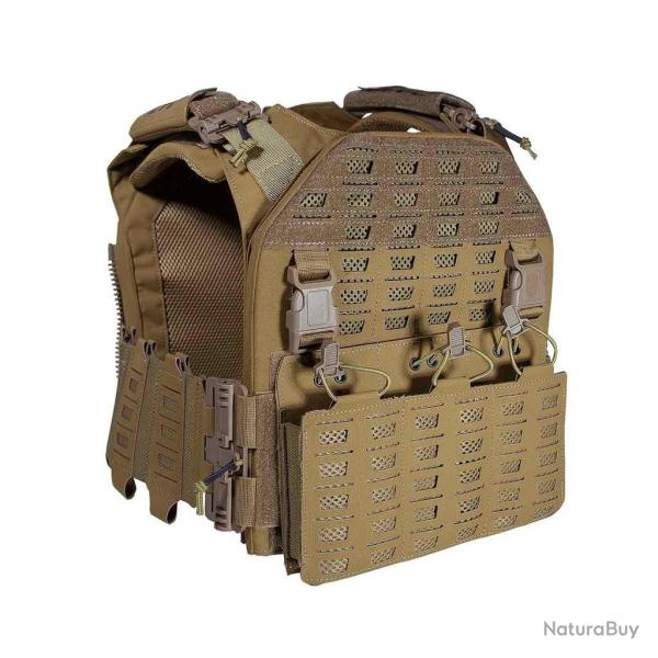 Gilet tactique porte-plaques Drake MK4 Coyote - Corso Tactical