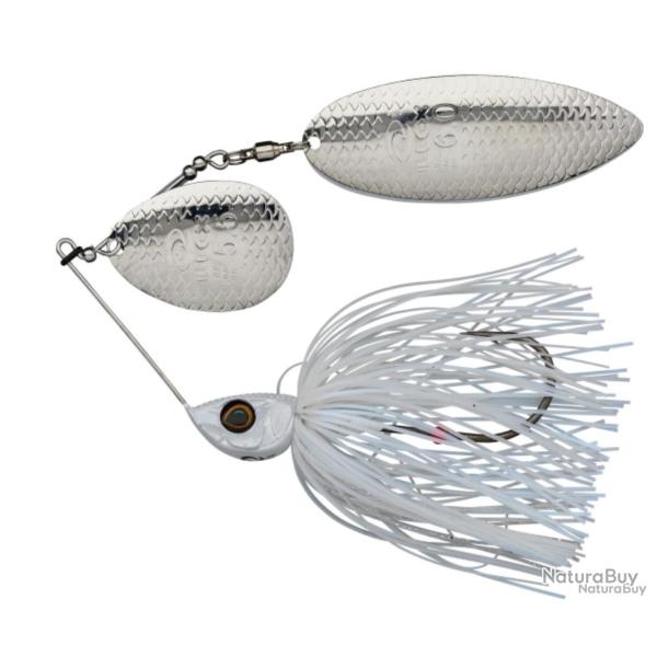 Leurre spinnerbait Illex crusher pitcher tg 32gr Magic Pearl bone