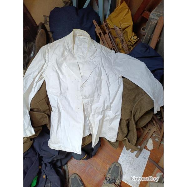 Vareuse militaire blanche