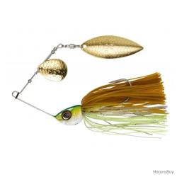 Leurre spinnerbait Illex Crusher Jr 10g chartreuse pumpkin craw