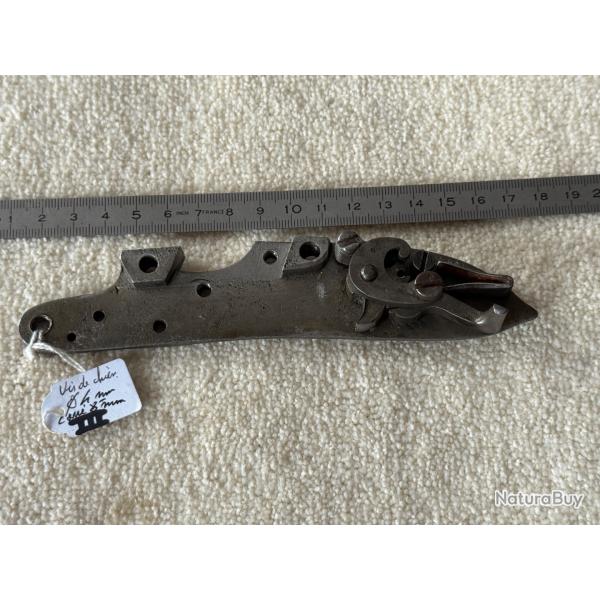 M�CANIME DE PLATINE  DE FUSIL  A SILEX  MOD�LE  1777   AN IX   ORIGINAL  19 �ME.  N�3