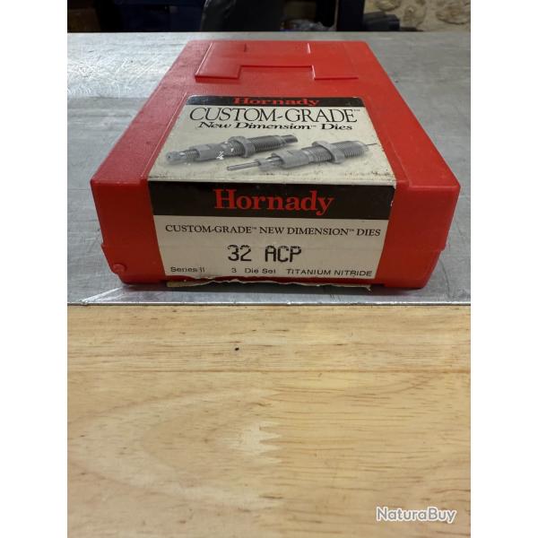 JEU D'OUTILS HORNADY 32 ACP (7.65 MM)