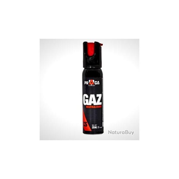 op�def! Bombe de d�fense PRAGA en gaz cs 25ml par 3