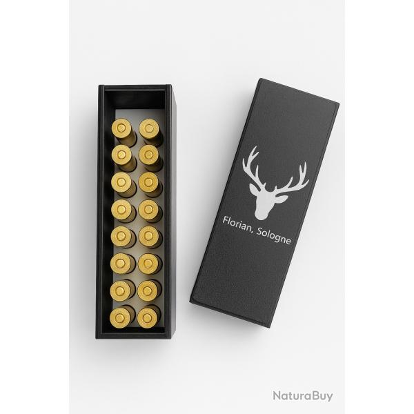 Boite de rangement de 20 munitions Florian_Sologne pour carabine
