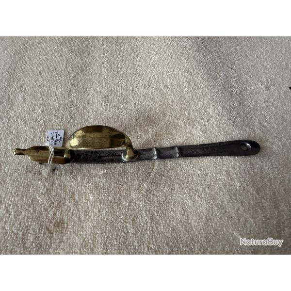 PONTET COMPLET  DE FUSIL  A SILEX  MOD�LE  1777   AN IX   ORIGINAL  19 �ME.  N� 1