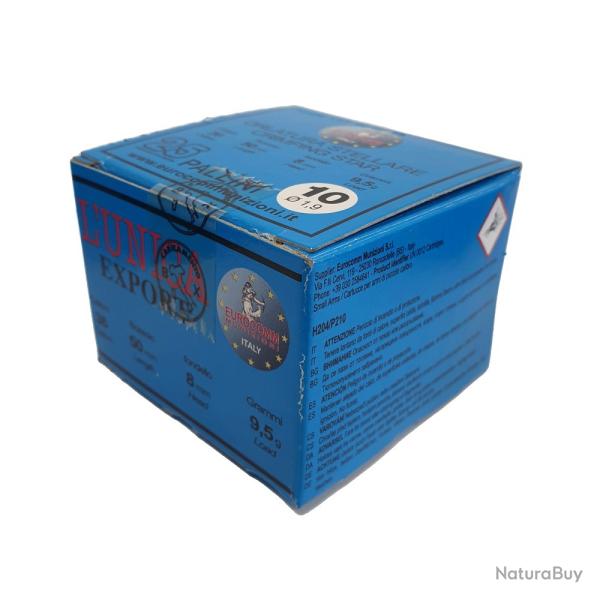 Cartouche Eurocomm L'unica percussion centrale cal.12mm plombs 10