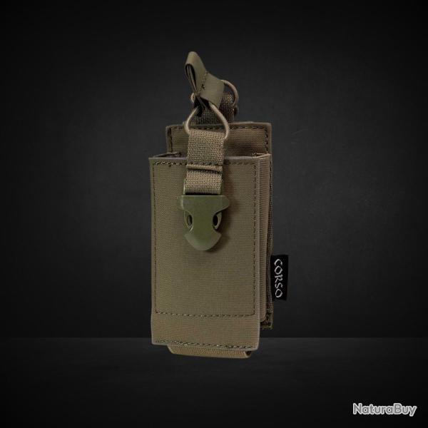 Poche pour talkie-walkie Dagger MOLLE Coyote - Corso Tactical