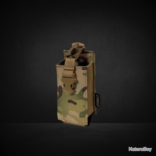 Poche pour talkie-walkie Dagger MOLLE Multicam - Corso Tactical