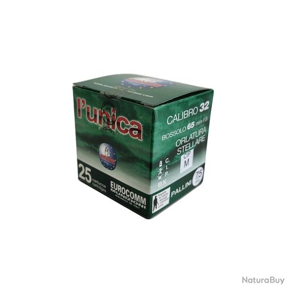 Cartouche Eurocomm L'unica percussion centrale cal.14mm plombs 7 1/2