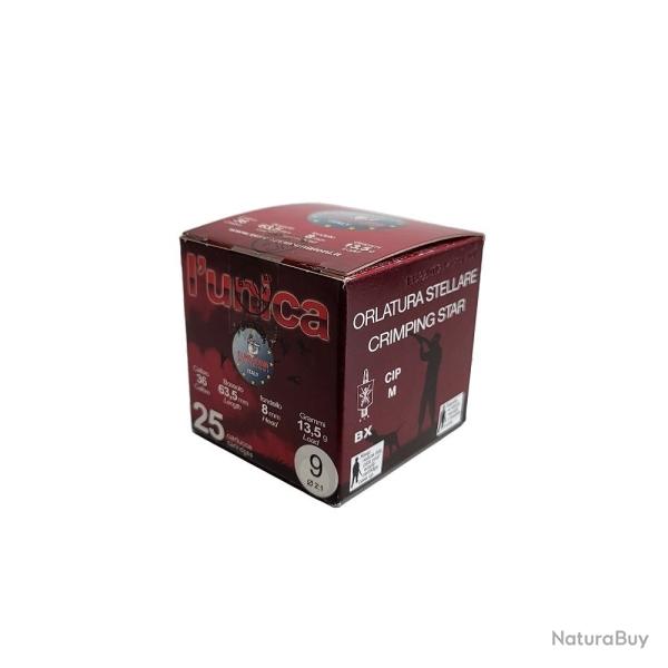 Cartouche Eurocomm L'unica percussion centrale cal.36-12mm plombs 9