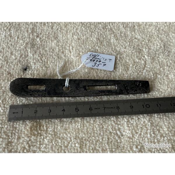 SOUS GARDE  PLAQUE DE D�TENTE  DE FUSIL 19 �ME.