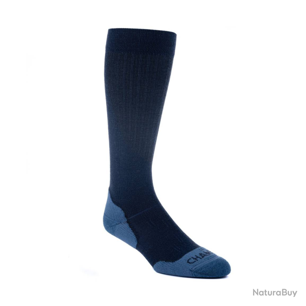 Chaussettes Le Chameau Iris - Bleu fonc� / M