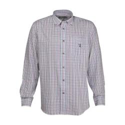 Chemise Percussion petits carreaux - Rouge / XL