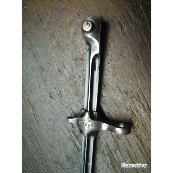 Baionnette dite de cycliste pour Schmidt rubin k31 ou k 11.