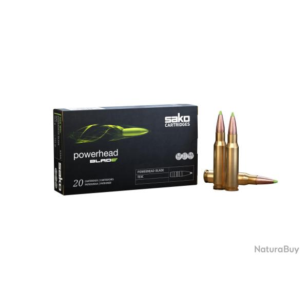 Munitions SAKO calibre 308 Win Powerhead Blade 150gr - 9.7g x20