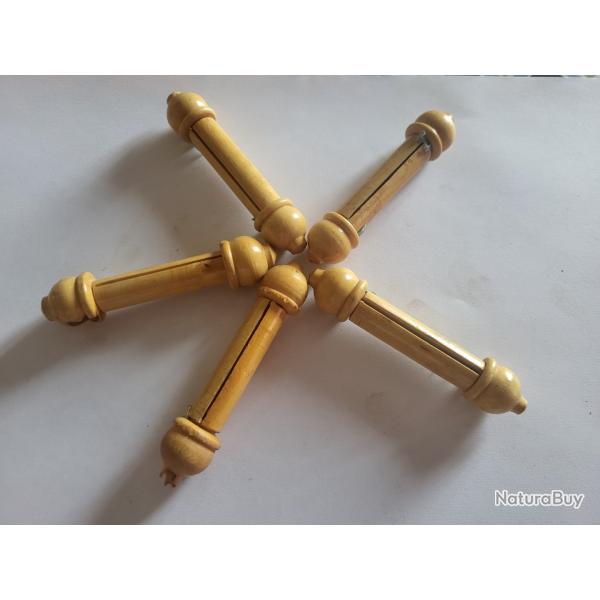 Lot 5 Appeaux en buis chouette chev�che