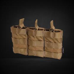 Poche porte-chargeurs triple M4 Dagger MOLLE Coyote - Corso Tactical